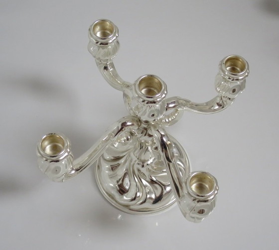 Image 1 of Wmf Chandelier argenté 5 branches