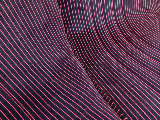 Image 1 of Canapé Modulable Vintage Snake Composé De 11 Modules Chauffeuses Et 3 Poufs En Tissu Velours Des Années 70 80