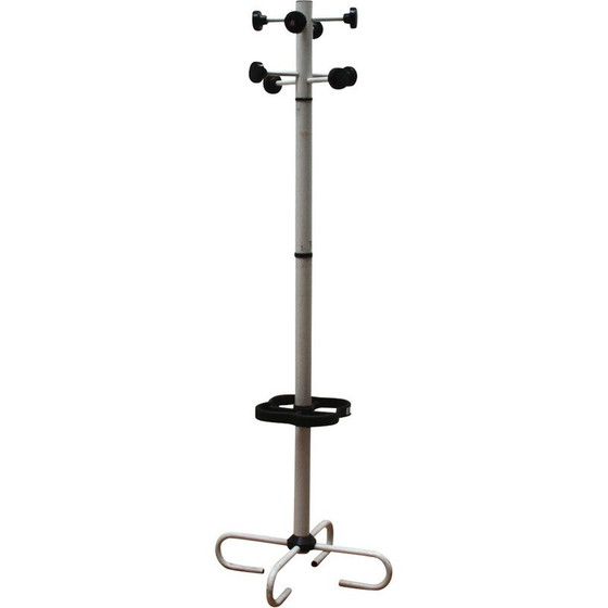 Image 1 of Porte-manteau vintage en métal chromé