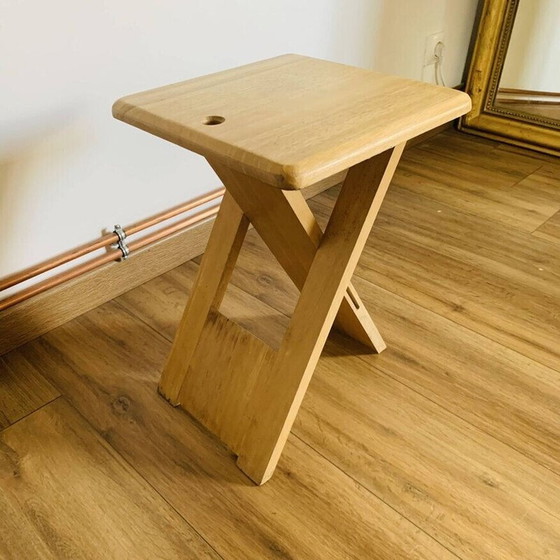 Image 1 of Tabouret pliant vintage par Adrian Reed