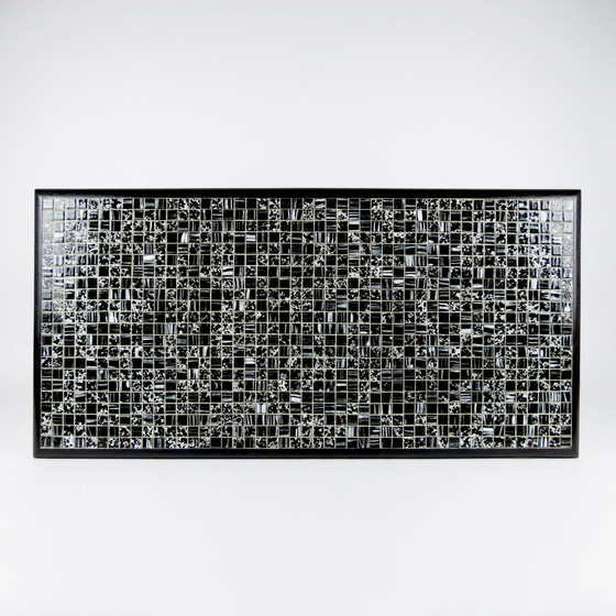 Image 1 of Table basse vintage à plateau en mosaïque