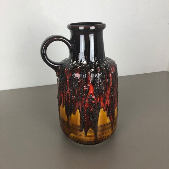 Image 1 of Grand vase vintage Pottery Fat Lava Vase Scheurich WGP 1970