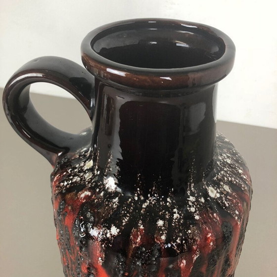 Image 1 of Grand vase vintage Pottery Fat Lava Vase Scheurich WGP 1970