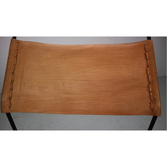 Image 1 of Chaise vintage en métal laqué par A. Dolleman pour Metz et Co, Pays-Bas 1950