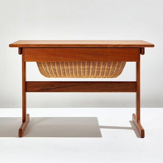 Image 1 of Table de couture vintage en teck de Kai Kristiansen pour Vildbjerg Møbelfabrik, 1960