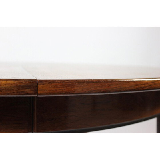 Image 1 of Table vintage en palissandre à trois rallonges conçue par Omann Junior, 1960