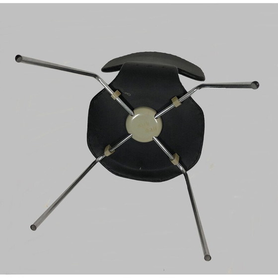 Image 1 of Ensemble de 8 chaises T vintage d'Arne Jacobsen de Fritz Hansen, années 1960