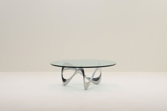 Image 1 of Table basse serpent par Knut Hesterberg pour Ronald Schmitt, 1960S Allemagne.