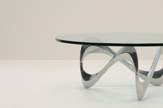 Image 1 of Table basse serpent par Knut Hesterberg pour Ronald Schmitt, 1960S Allemagne.