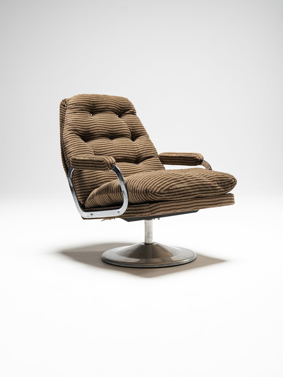 Image 1 of Ensemble canapé et fauteuils de l'ère spatiale, Hongrie, années 1950