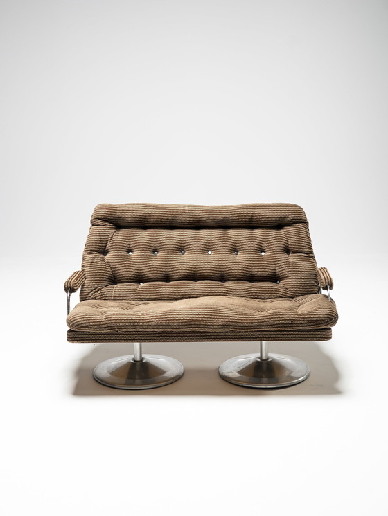 Image 1 of Ensemble canapé et fauteuils de l'ère spatiale, Hongrie, années 1950