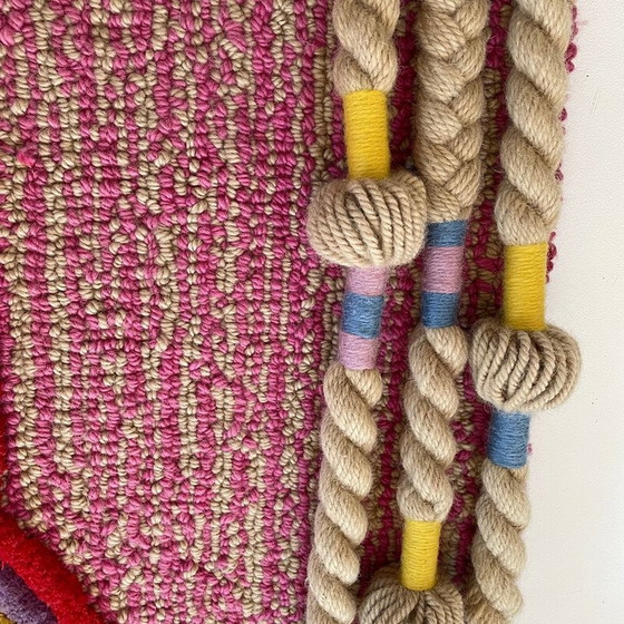 Image 1 of Tapis mural vintage en laine par Ewald Kröner pour Schloss Hackhausen, Allemagne 1970