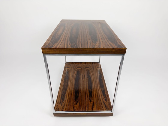 Image 1 of Wilhelm Renz Table d'appoint en noyer Vintage 60Er