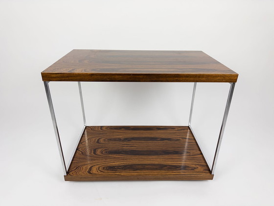 Image 1 of Wilhelm Renz Table d'appoint en noyer Vintage 60Er