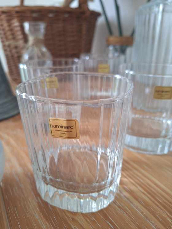 Image 1 of Verres À Whisky Et Carafe Striés