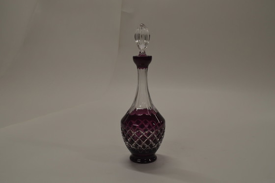 Image 1 of Carafe de cristal violet