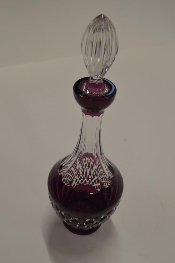 Image 1 of Carafe de cristal violet