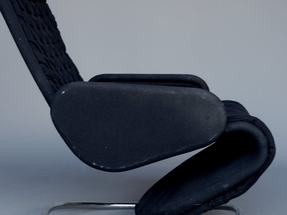 Image 1 of 1-2-3 System Lounge Rocking Chair Par Verner Panton Pour Fritz Hansen, 1975