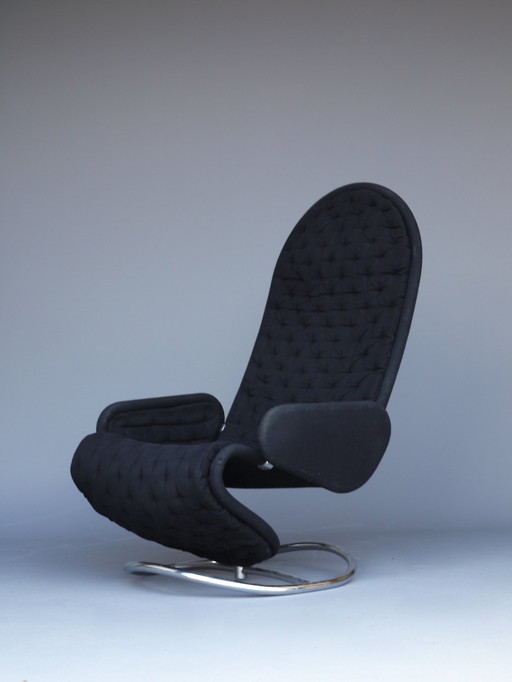 1-2-3 System Lounge Rocking Chair Par Verner Panton Pour Fritz Hansen, 1975