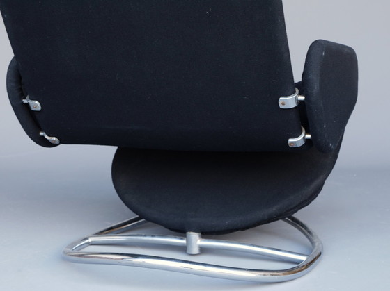 Image 1 of 1-2-3 System Lounge Rocking Chair Par Verner Panton Pour Fritz Hansen, 1975