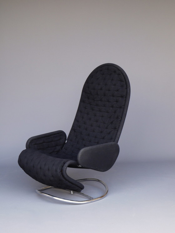 Image 1 of 1-2-3 System Lounge Rocking Chair Par Verner Panton Pour Fritz Hansen, 1975