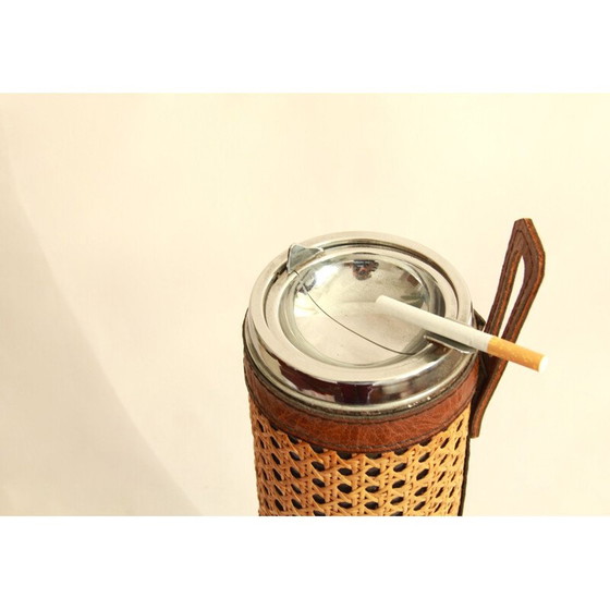 Image 1 of Set à fumer viennois en paille Paglia Italie 1960s