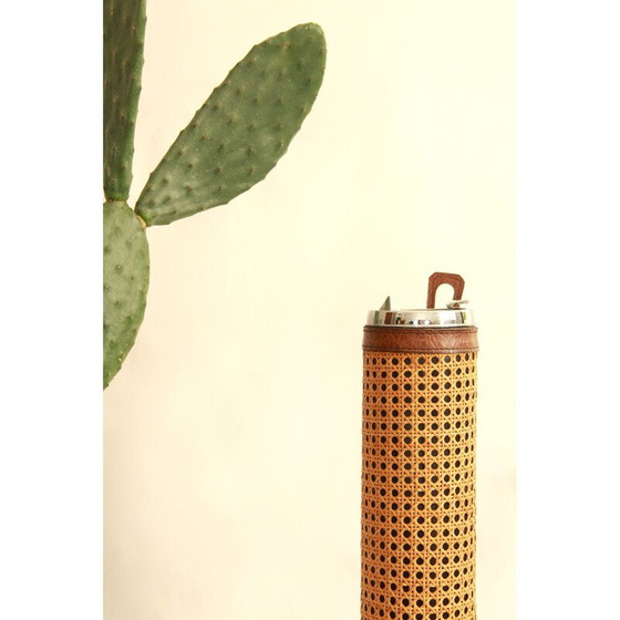 Image 1 of Set à fumer viennois en paille Paglia Italie 1960s