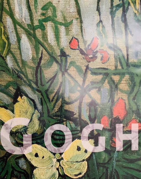 Image 1 of Vincent Van Gogh - "Papillons et coquelicots, 1890". Musée Van Gogh d'Amsterdam.