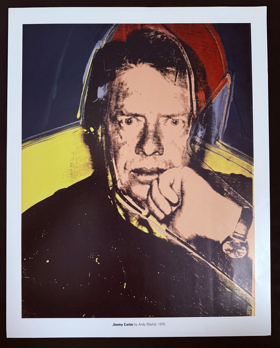 Image 1 of Andy Warhol : "Jimmy Carter, 1976".  ©2007 Fondation Andy Warhol pour les arts visuels, New York.