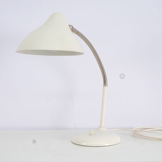 Image 1 of Lampe de table industrielle vintage en fer, Allemagne 1950