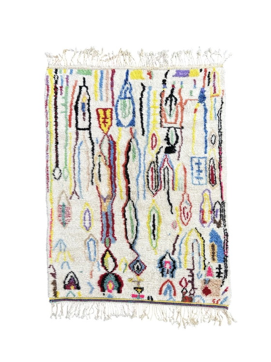 Image 1 of Tapis marocain en laine Beni Ourain 200X290 Cm