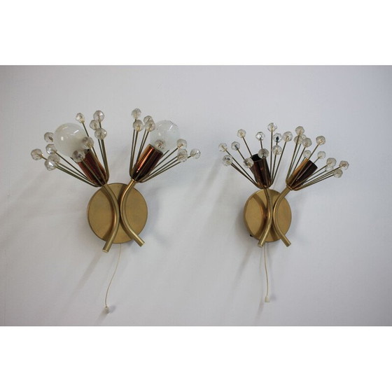 Image 1 of Paire d'appliques vintage d'Emil Stejnar Rupert Nikoll