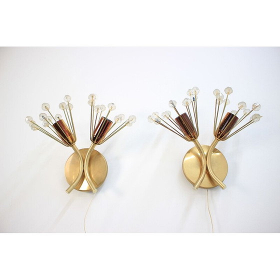 Image 1 of Paire d'appliques vintage d'Emil Stejnar Rupert Nikoll