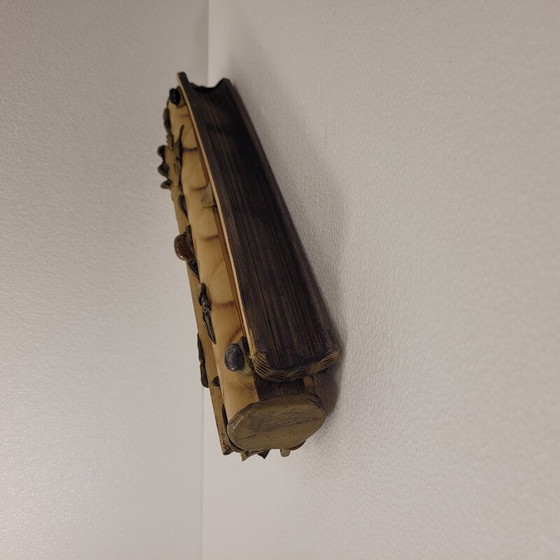 Image 1 of Brûleur d'encens vintage en bois de bambou