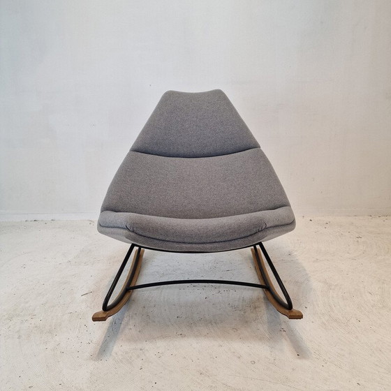 Image 1 of Chaise vintage en métal et tissu par Geoffrey Harcourt pour Artifort, 1960