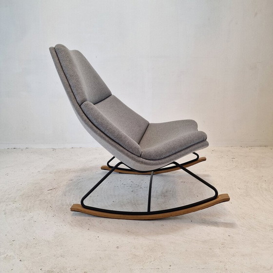 Image 1 of Chaise vintage en métal et tissu par Geoffrey Harcourt pour Artifort, 1960
