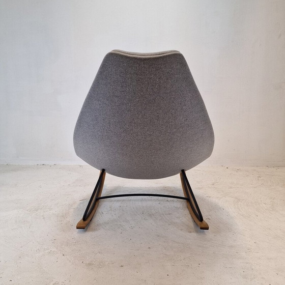 Image 1 of Chaise vintage en métal et tissu par Geoffrey Harcourt pour Artifort, 1960