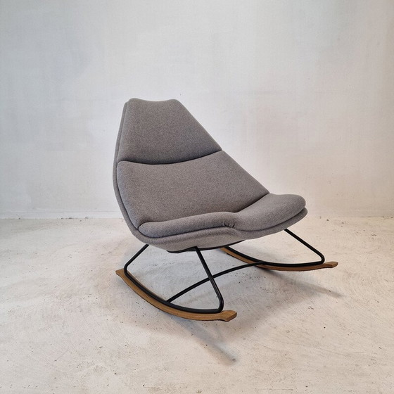 Image 1 of Chaise vintage en métal et tissu par Geoffrey Harcourt pour Artifort, 1960