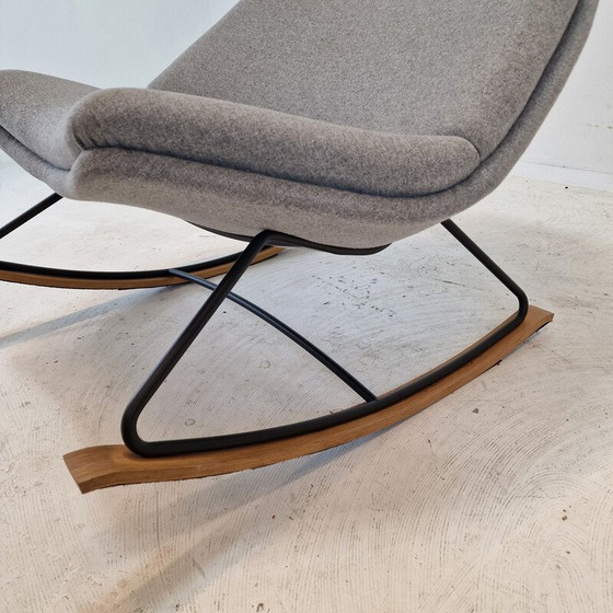 Image 1 of Chaise vintage en métal et tissu par Geoffrey Harcourt pour Artifort, 1960