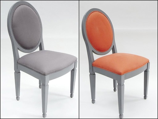 2X chaise Médaillon, Lambert