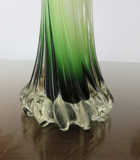 Image 1 of Vase, Soliflore " Arum " En Verre