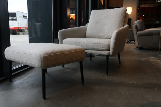 Image 1 of Rolf Benz - Jon 561 - Fauteuil avec pouf