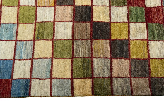 Image 1 of Tapis Gabbeh nomade noué à la main - 195 X 91 cm