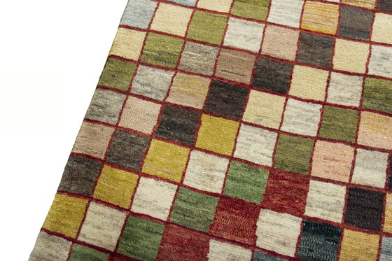 Image 1 of Tapis Gabbeh nomade noué à la main - 195 X 91 cm
