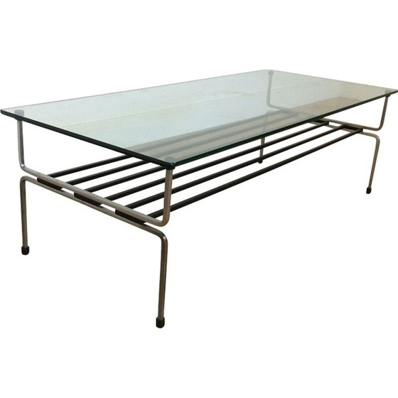 Image 1 of Table basse en verre vintage, Angletere 1960