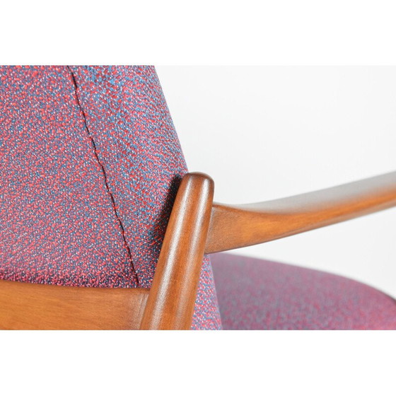 Image 1 of Fauteuil vintage E. Homa teck 1960s