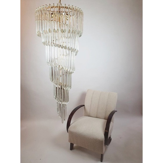 Image 1 of Lustre vintage en verre de Murano, Italie