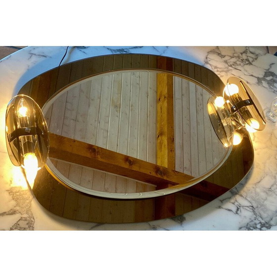 Image 1 of Miroir de salle de bain vintage Isa, Italie 1980