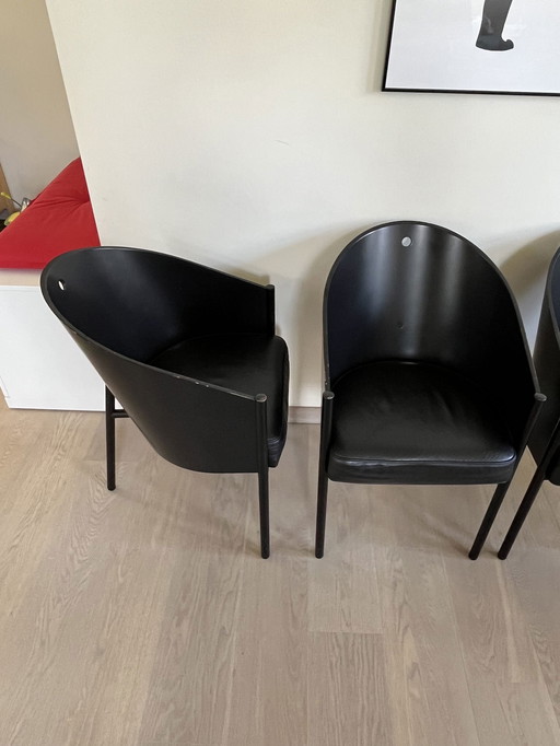 4x chaises Philippe Starck Driade Aleph