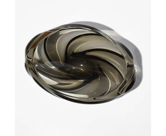 Image 1 of Assiette en verre 5546 par Jaroslav Beranek pour Skrdlovice, années 1960